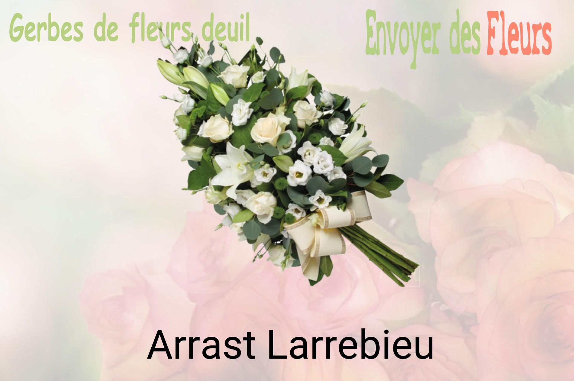 Gerbe de fleurs de deuil livrée à Arrast-Larrebieu